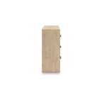 Comò a 6 cassetti beige