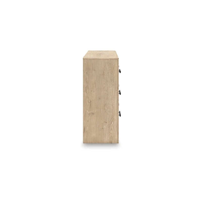 Comò a 6 cassetti beige
