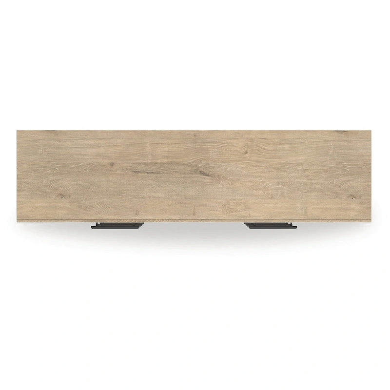 Comò a 6 cassetti beige