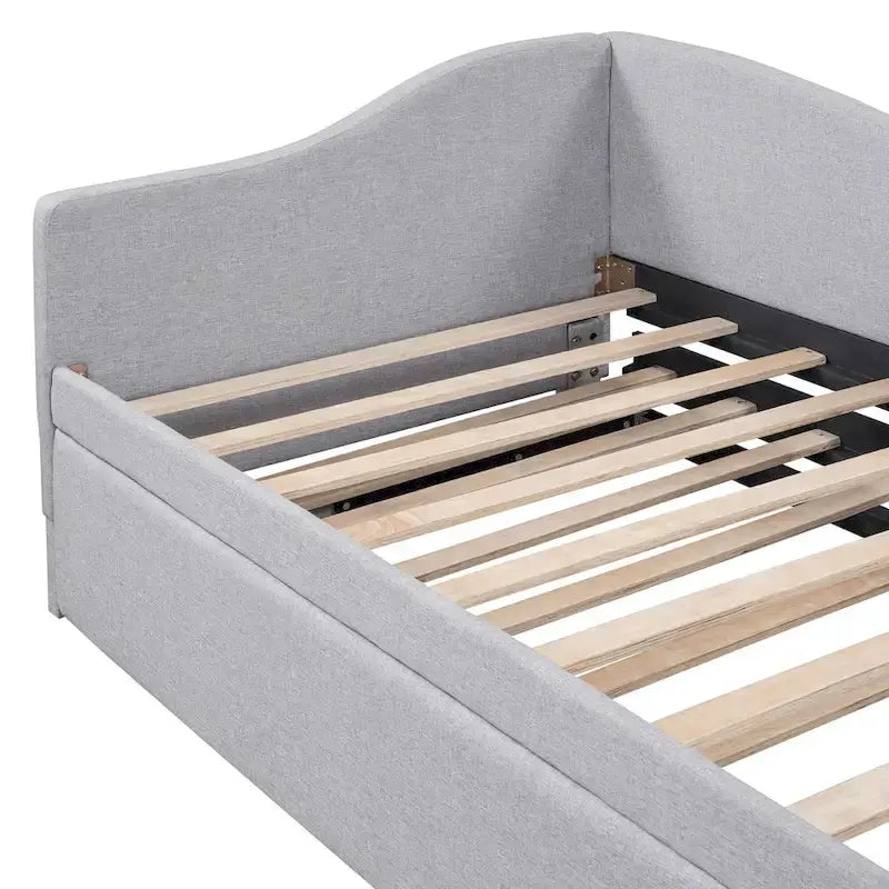 Divano letto a L singolo con letto estraibile a scomparsa