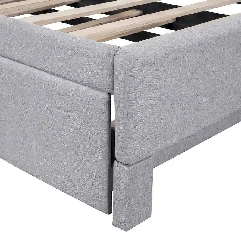 Divano letto a L singolo con letto estraibile a scomparsa