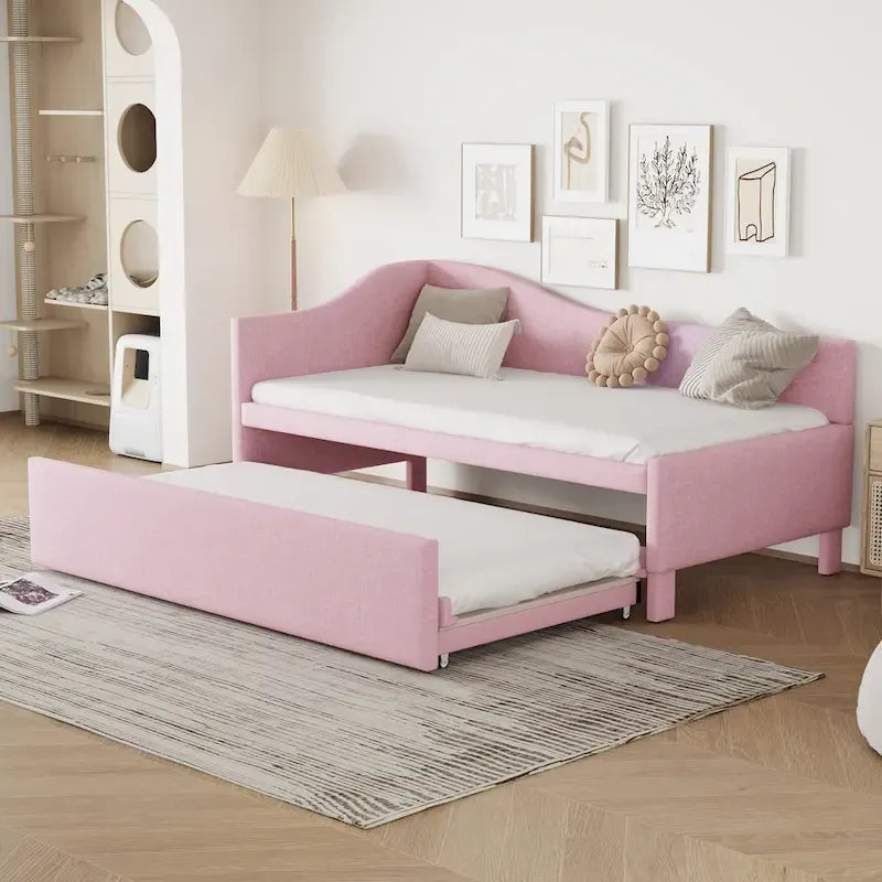 Divano letto a L singolo con letto estraibile a scomparsa