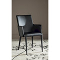 Sedia da pranzo moderna Mid-Century con braccioli - 23,6L x 21,6P x 35,5A