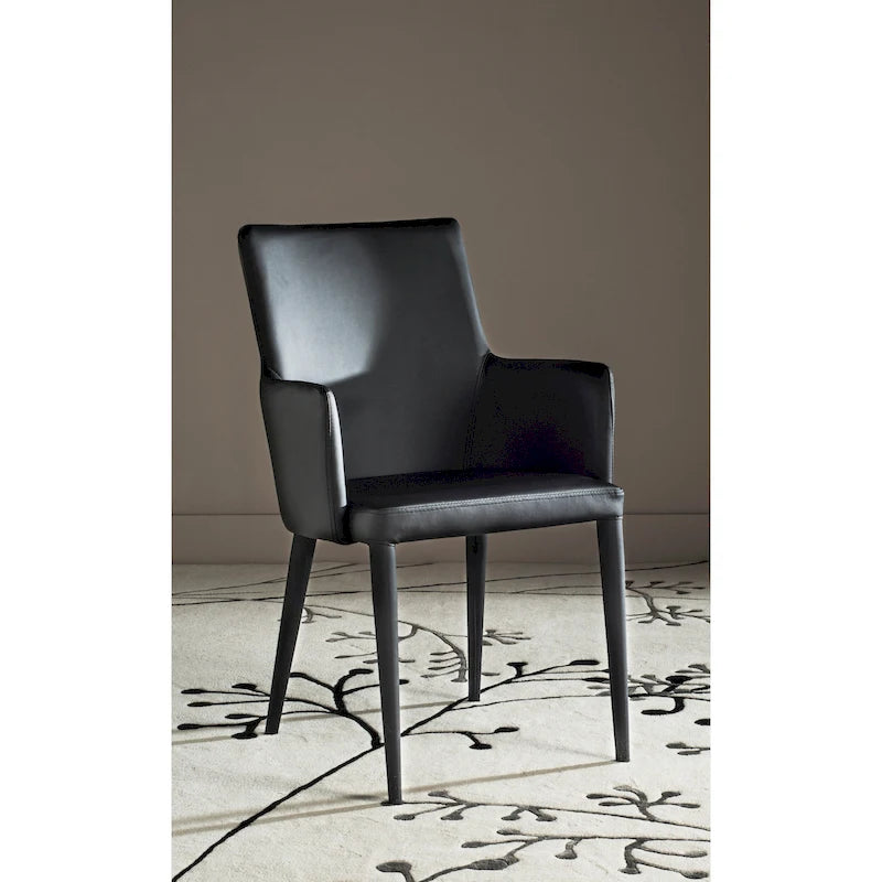 Sedia da pranzo moderna Mid-Century con braccioli - 23,6L x 21,6P x 35,5A