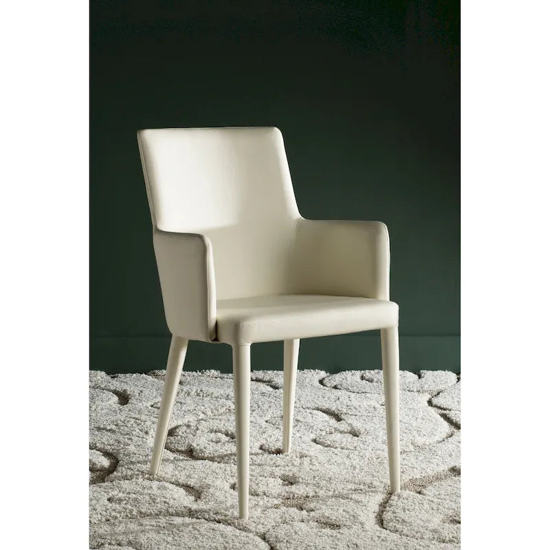 Sedia da pranzo moderna Mid-Century con braccioli - 23,6L x 21,6P x 35,5A