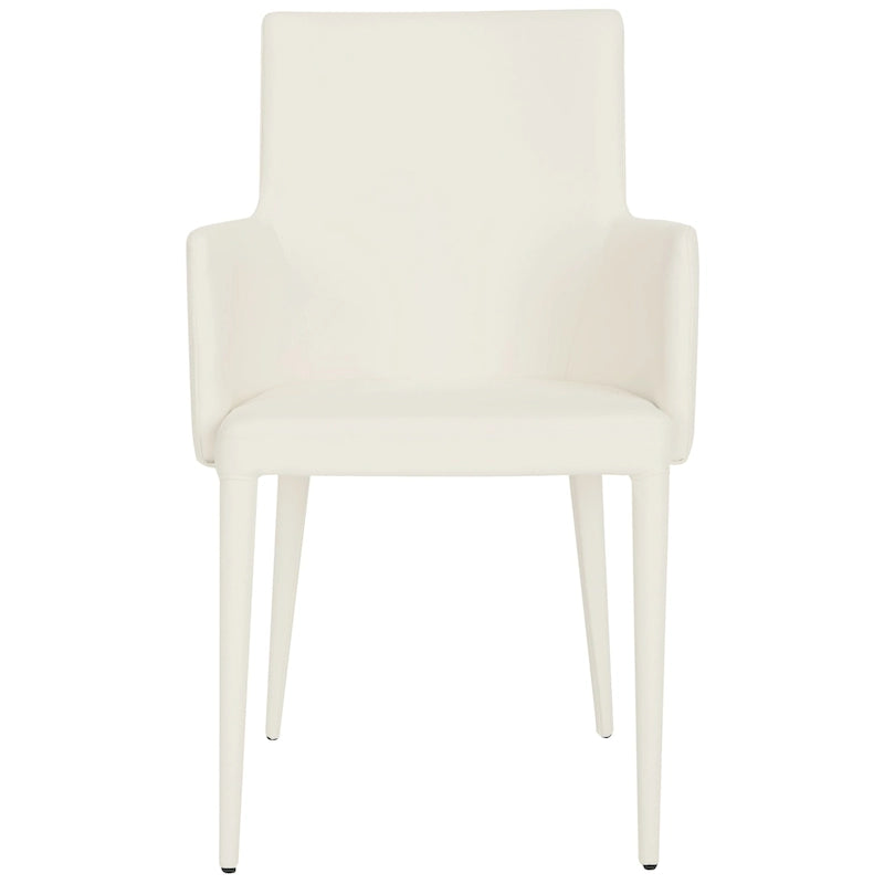 Sedia da pranzo moderna Mid-Century con braccioli - 23,6L x 21,6P x 35,5A