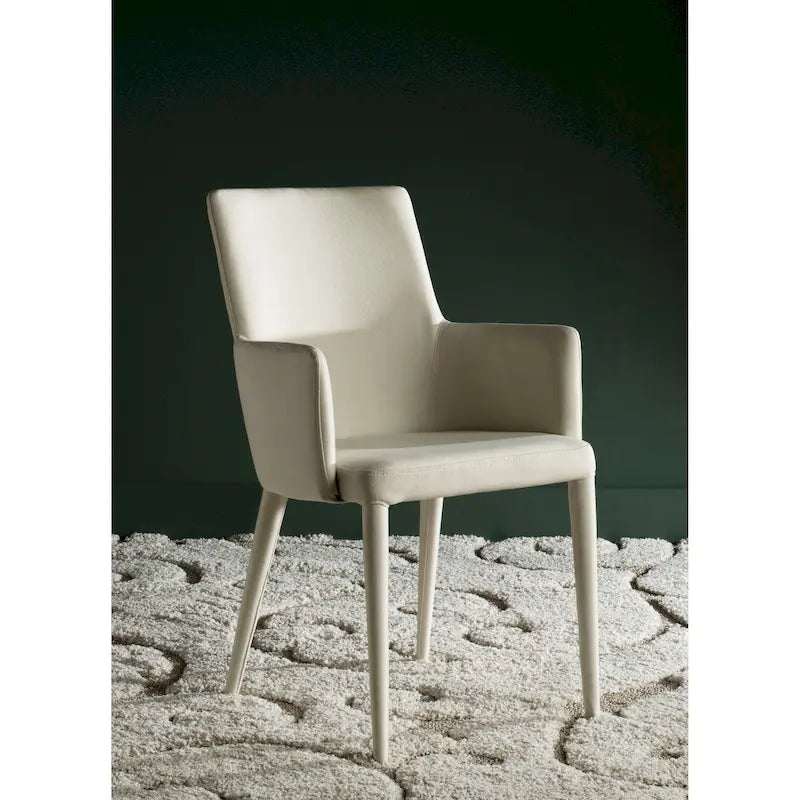 Sedia da pranzo moderna Mid-Century con braccioli - 23,6L x 21,6P x 35,5A