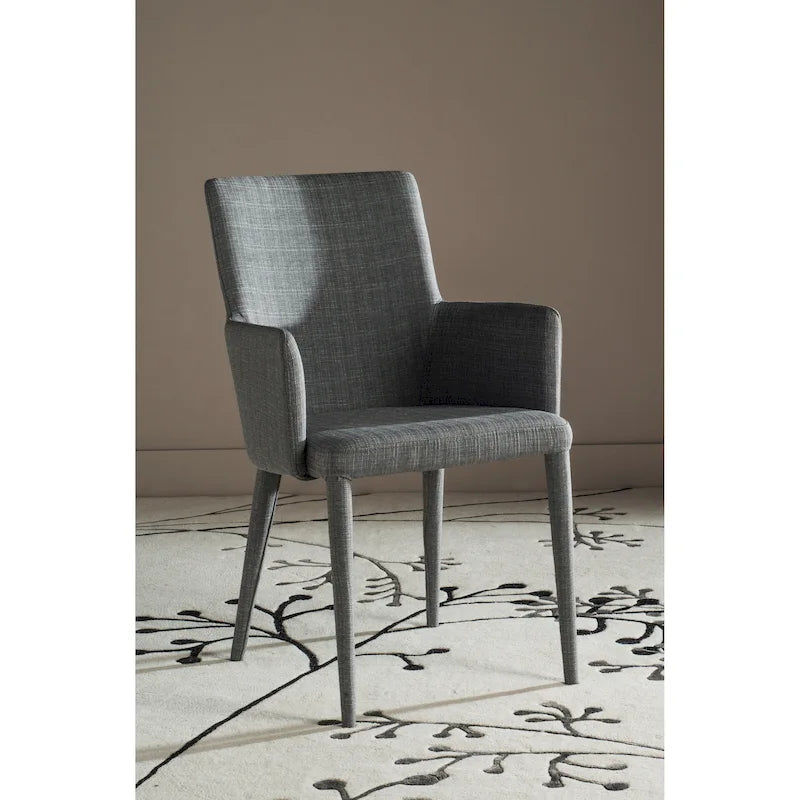 Sedia da pranzo moderna Mid-Century con braccioli - 23,6L x 21,6P x 35,5A