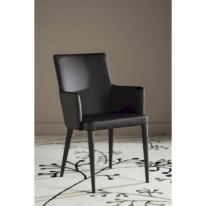 Sedia da pranzo moderna Mid-Century con braccioli - 23,6L x 21,6P x 35,5A