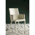 Sedia da pranzo moderna Mid-Century con braccioli - 23,6L x 21,6P x 35,5A