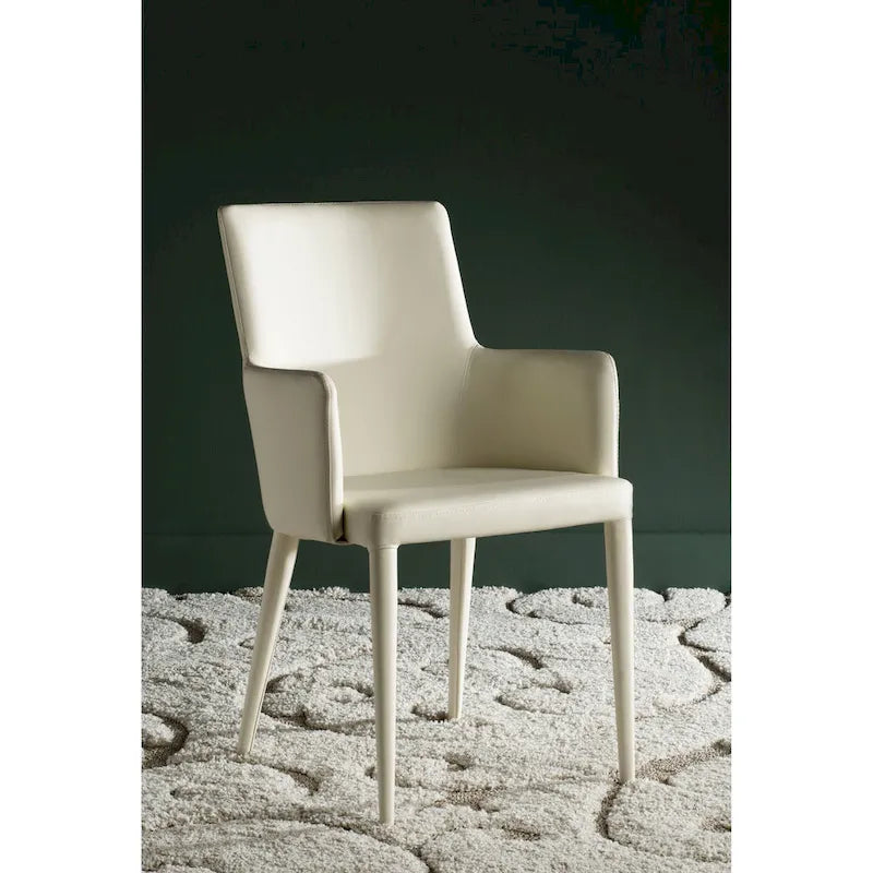 Sedia da pranzo moderna Mid-Century con braccioli - 23,6L x 21,6P x 35,5A
