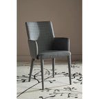 Sedia da pranzo moderna Mid-Century con braccioli - 23,6L x 21,6P x 35,5A