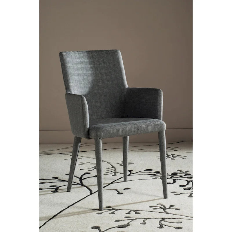 Sedia da pranzo moderna Mid-Century con braccioli - 23,6L x 21,6P x 35,5A