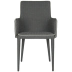 Sedia da pranzo moderna Mid-Century con braccioli - 23,6L x 21,6P x 35,5A