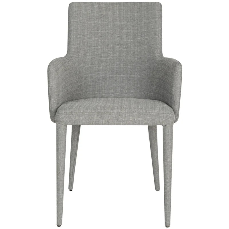 Sedia da pranzo moderna Mid-Century con braccioli - 23,6L x 21,6P x 35,5A