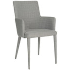 Sedia da pranzo moderna Mid-Century con braccioli - 23,6L x 21,6P x 35,5A
