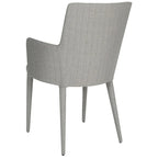 Sedia da pranzo moderna Mid-Century con braccioli - 23,6L x 21,6P x 35,5A