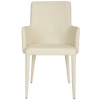 Sedia da pranzo moderna Mid-Century con braccioli - 23,6L x 21,6P x 35,5A