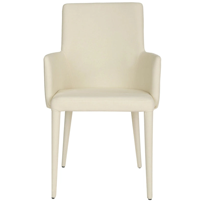 Sedia da pranzo moderna Mid-Century con braccioli - 23,6L x 21,6P x 35,5A