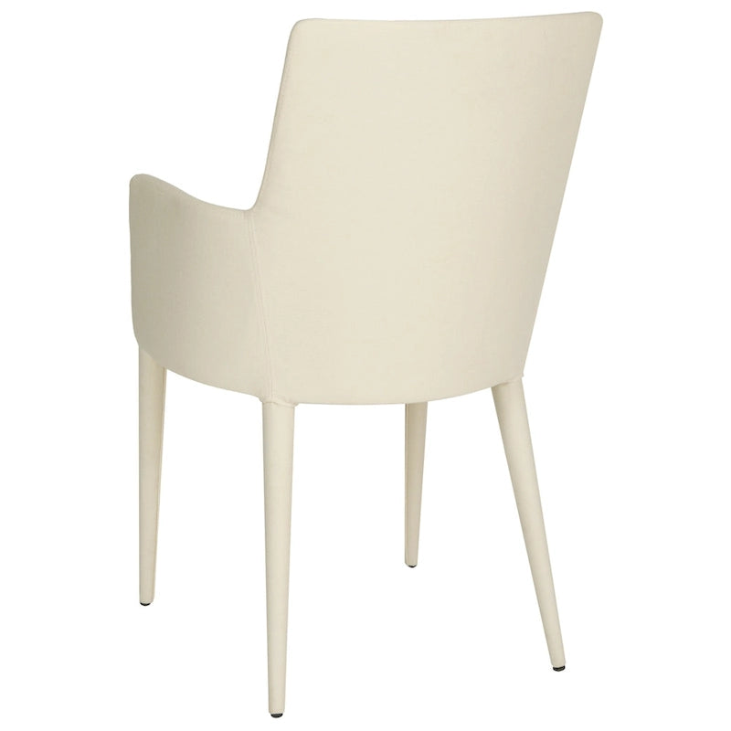 Sedia da pranzo moderna Mid-Century con braccioli - 23,6L x 21,6P x 35,5A
