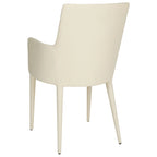 Sedia da pranzo moderna Mid-Century con braccioli - 23,6L x 21,6P x 35,5A