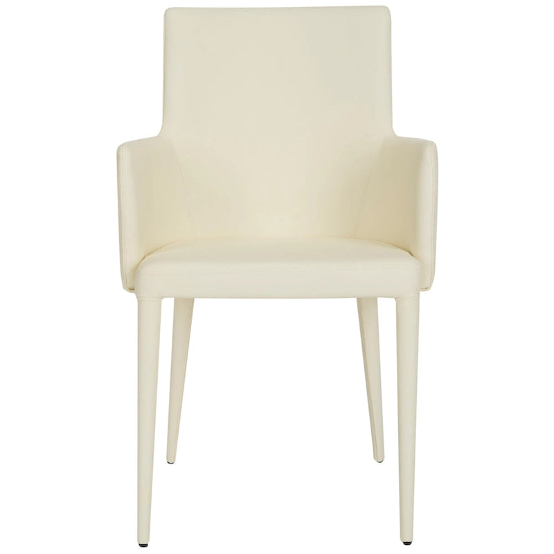 Sedia da pranzo moderna Mid-Century con braccioli - 23,6L x 21,6P x 35,5A