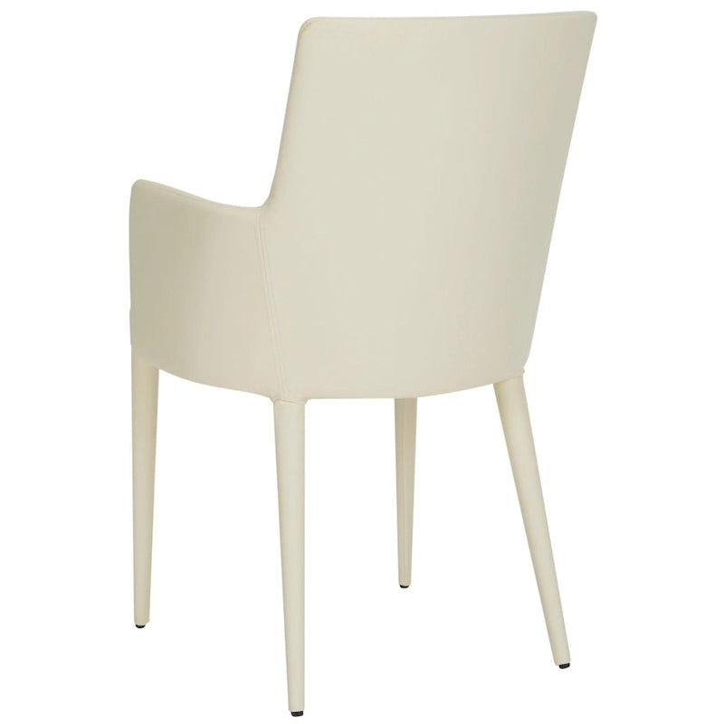 Sedia da pranzo moderna Mid-Century con braccioli - 23,6L x 21,6P x 35,5A