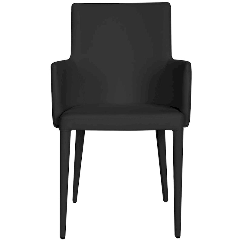 Sedia da pranzo moderna Mid-Century con braccioli - 23,6L x 21,6P x 35,5A