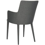 Sedia da pranzo moderna Mid-Century con braccioli - 23,6L x 21,6P x 35,5A