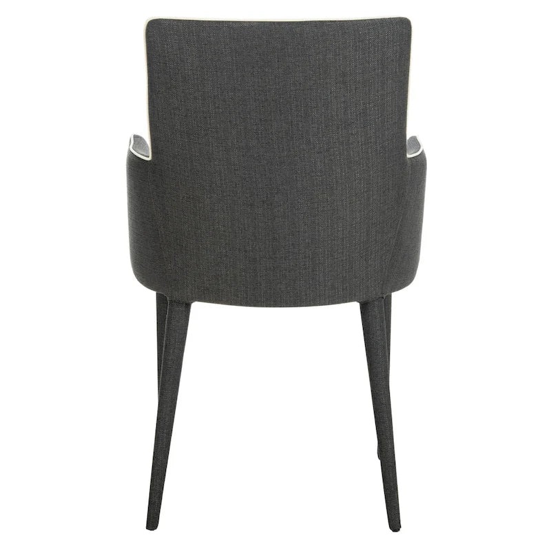 Sedia da pranzo moderna Mid-Century con braccioli - 23,6L x 21,6P x 35,5A