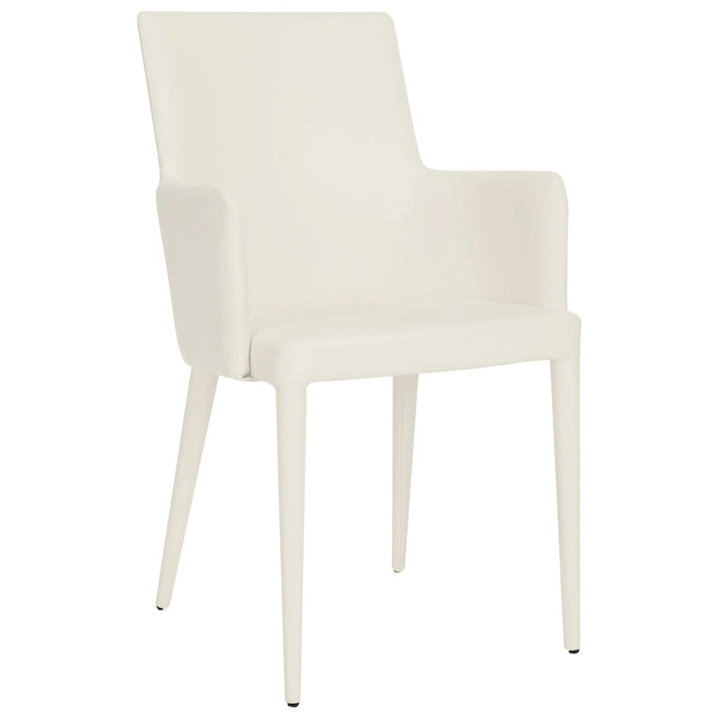 Sedia da pranzo moderna Mid-Century con braccioli - 23,6L x 21,6P x 35,5A