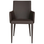 Sedia da pranzo moderna Mid-Century con braccioli - 23,6L x 21,6P x 35,5A