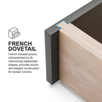 Set camera da letto 6 pezzi in legno massello tradizionale Furniture of America Eugene