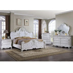 Set camera da letto 6 pezzi in legno massello tradizionale Furniture of America Eugene