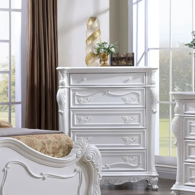 Set camera da letto 6 pezzi in legno massello tradizionale Furniture of America Eugene
