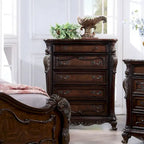 Set camera da letto 6 pezzi in legno massello tradizionale Furniture of America Eugene