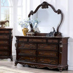 Set camera da letto 6 pezzi in legno massello tradizionale Furniture of America Eugene