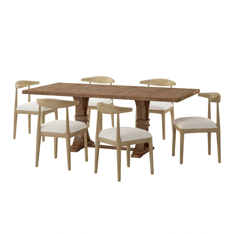 Set da pranzo da 7 pezzi Covey di Christopher Knight Home