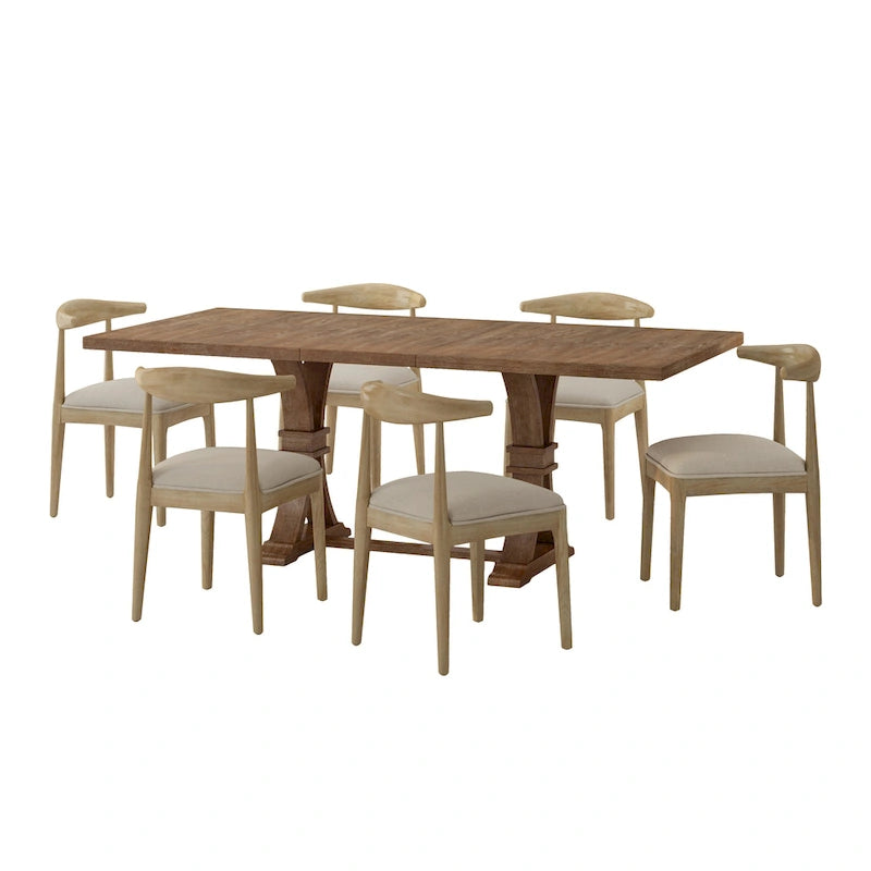 Set da pranzo da 7 pezzi Covey di Christopher Knight Home