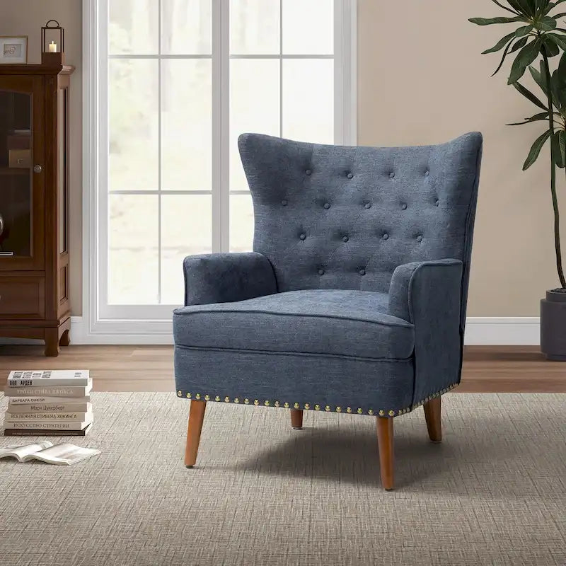 Poltrona Alpheus Accent con Borchie