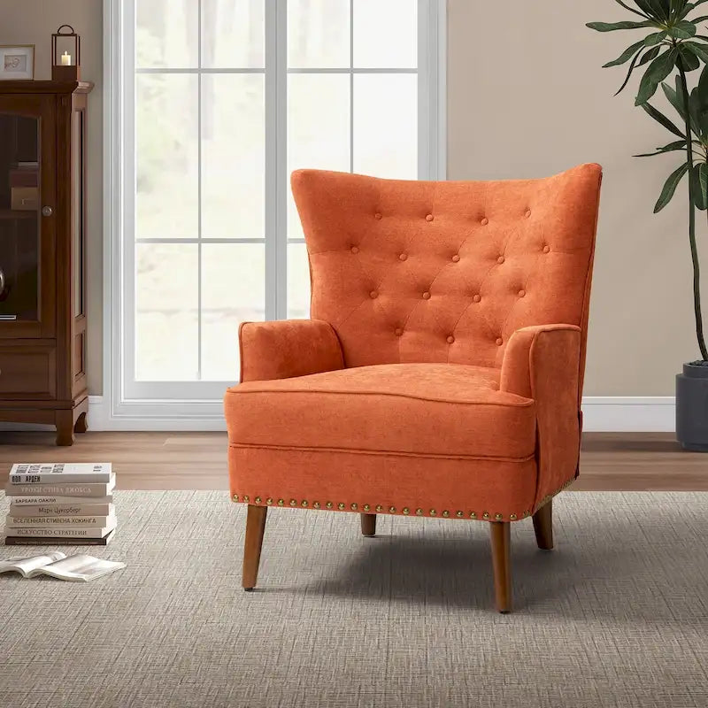 Poltrona Alpheus Accent con Borchie