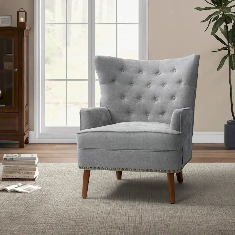 Poltrona Alpheus Accent con Borchie