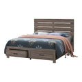 Letto con Contenitore a Piattaforma a 2 Cassetti