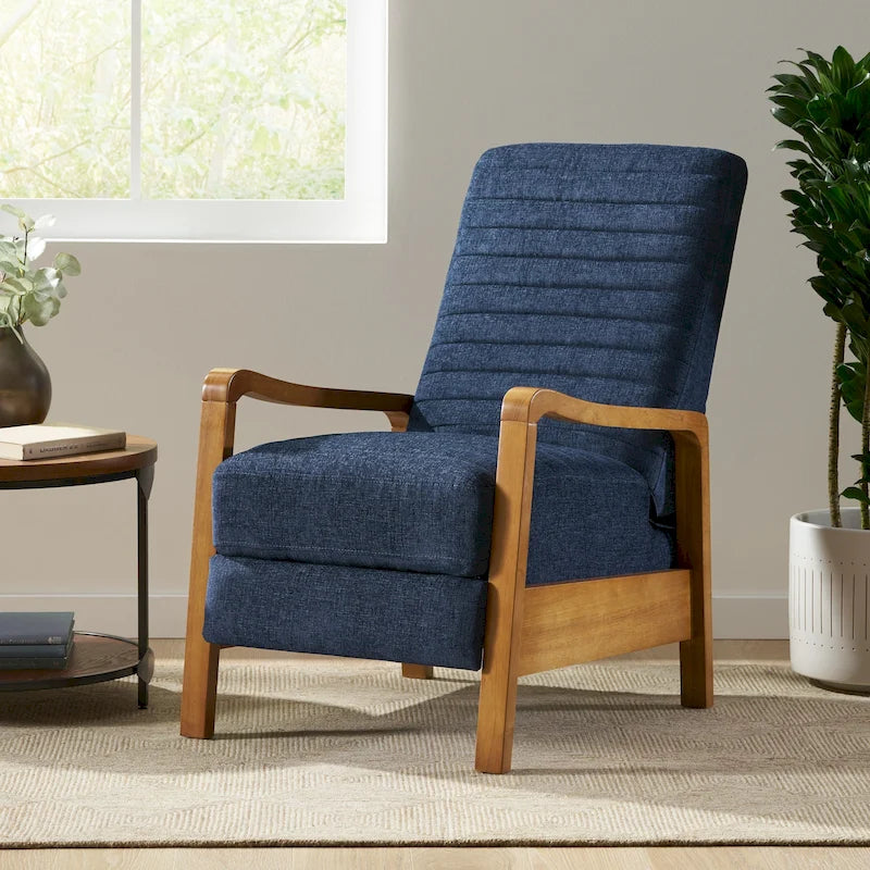 Poltrona reclinabile Munro Channel Stitch Pushback di Christopher Knight Home