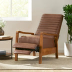 Poltrona reclinabile Munro Channel Stitch Pushback di Christopher Knight Home