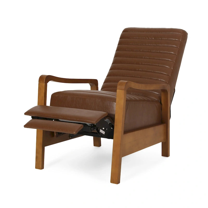Poltrona reclinabile Munro Channel Stitch Pushback di Christopher Knight Home
