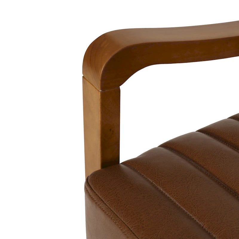 Poltrona reclinabile Munro Channel Stitch Pushback di Christopher Knight Home