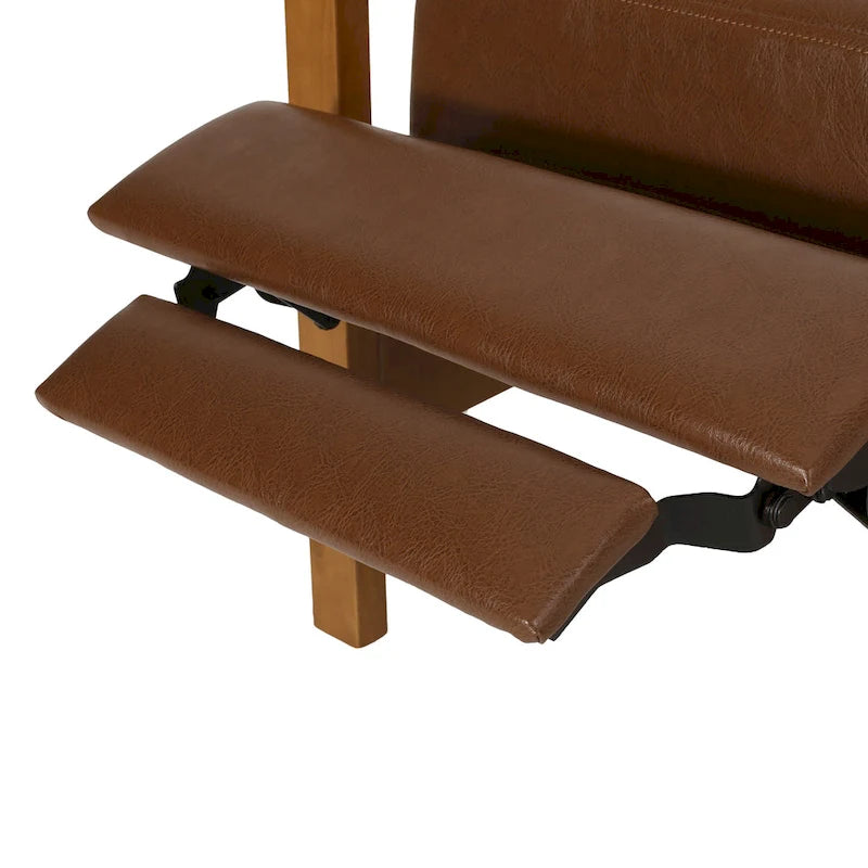 Poltrona reclinabile Munro Channel Stitch Pushback di Christopher Knight Home