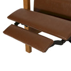 Poltrona reclinabile Munro Channel Stitch Pushback di Christopher Knight Home