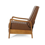 Poltrona reclinabile Munro Channel Stitch Pushback di Christopher Knight Home